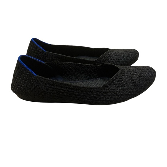 Rothy's Retired Honeycomb Black Flats size 7.5 - Picture 1 of 9